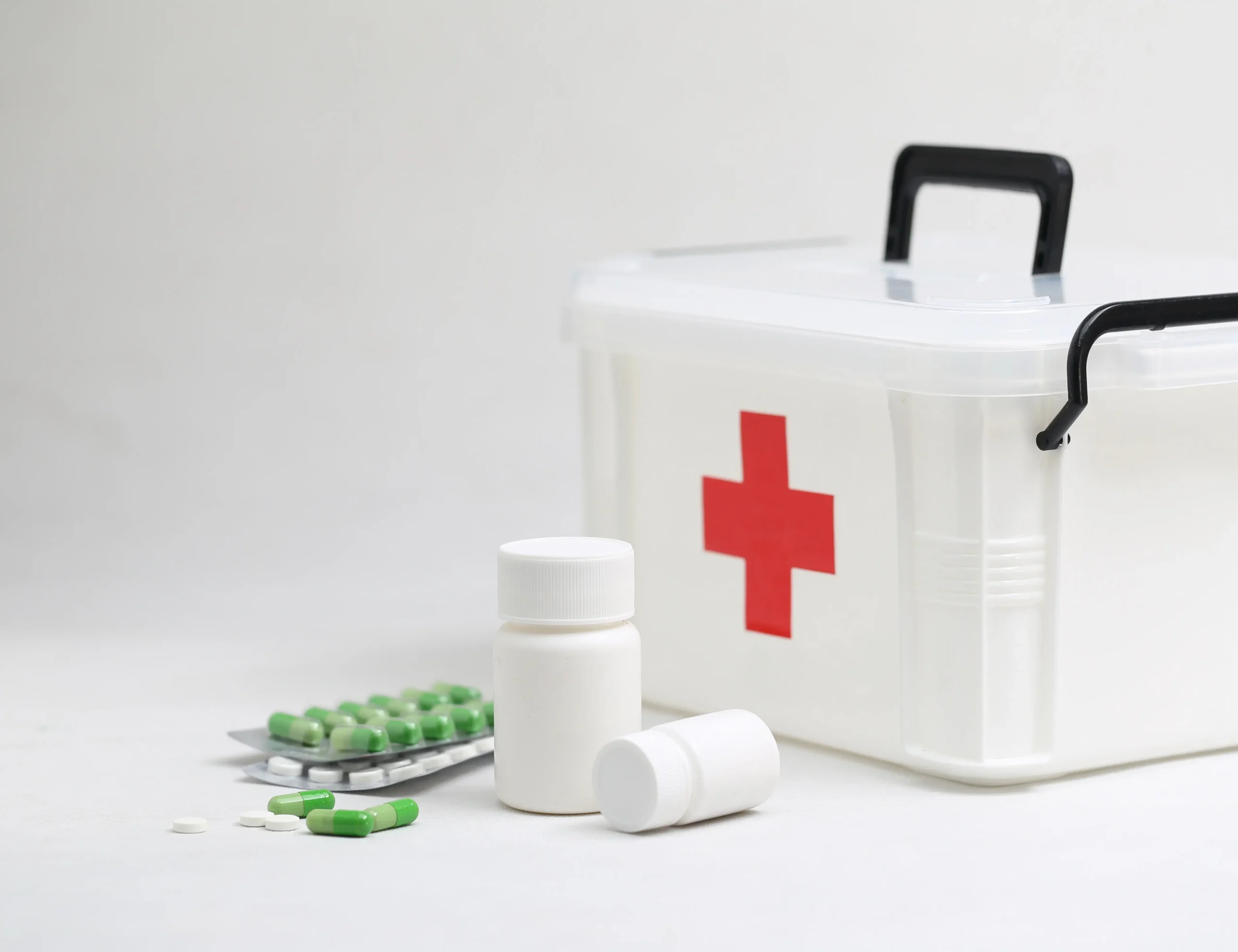 medicine bottles home medical kit